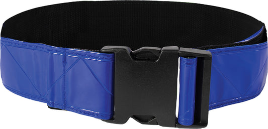 Royal Blue Reflective US Army Physical Training PT Belt - High Visibility Adjustable Safety Belt