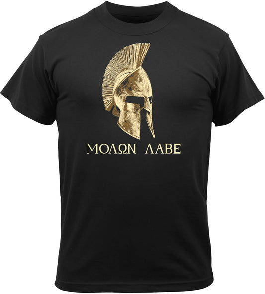 Black - Molon Labe T-Shirt