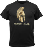 Black - Molon Labe T-Shirt