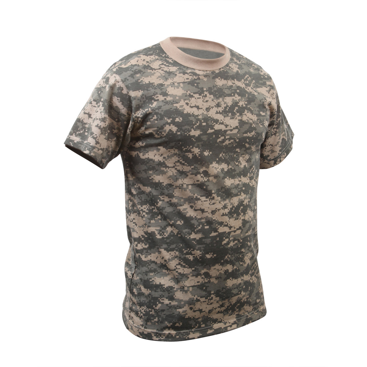 ACU Digital Camo - Tactical Short Sleeve T-Shirt, Poly/Cotton