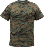 Woodland Digital Camo Military T-Shirt