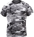 City Camouflage Poly/Cotton T-Shirt | Mens Regular Cut Military Army Tee