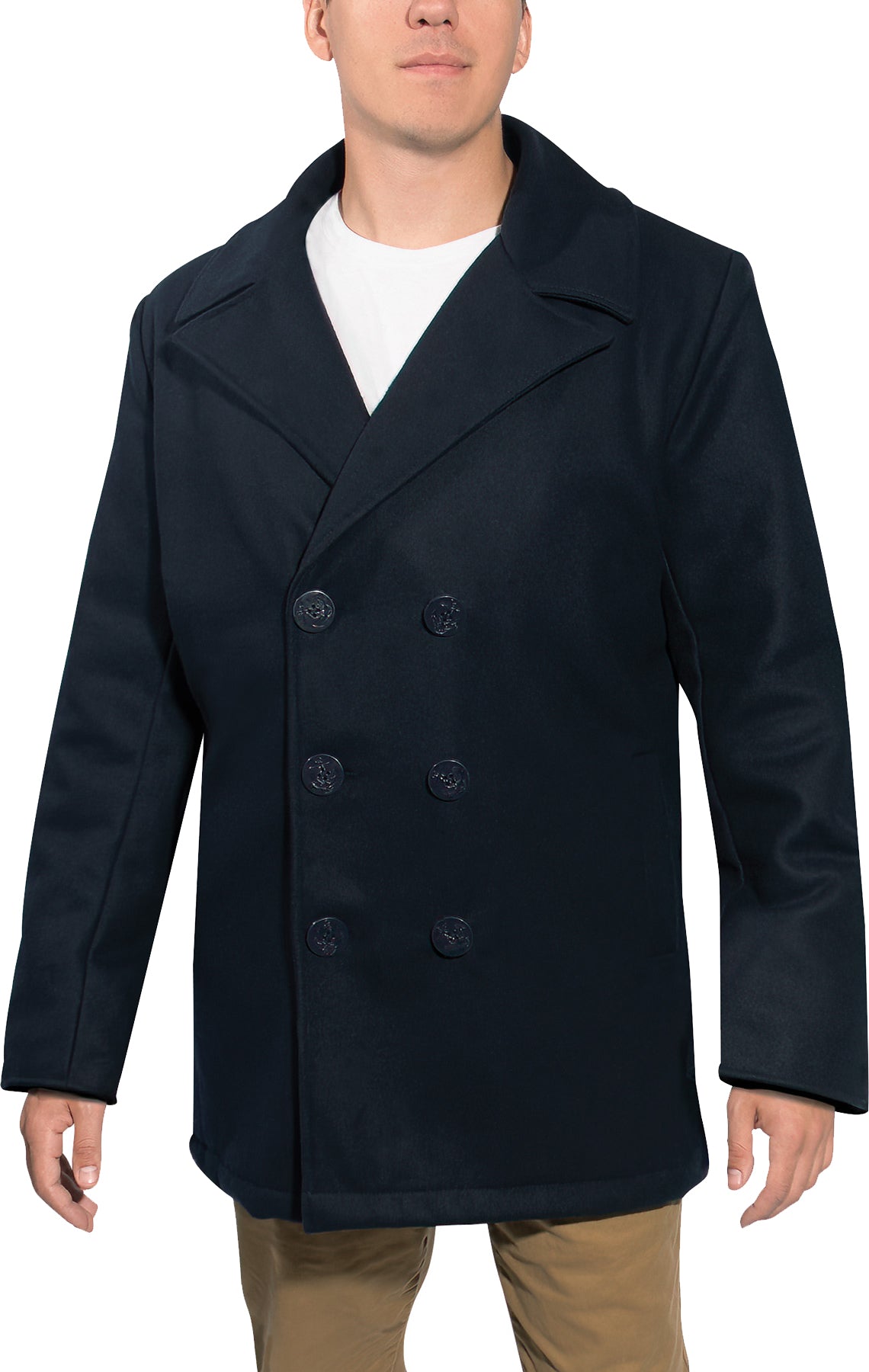 Navy Blue - Deluxe Pea Coat