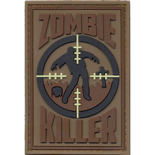 Zombie Killer PVC Patch with Hook Back