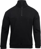 Black - Firefighter / EMS Quarter Zip Job Shirt