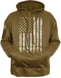 Coyote Brown - U.S. Flag Concealed Carry Hoodie