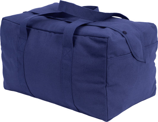 Navy Blue - Canvas Parachute Cargo Bag Medium Carry Duffle Bag 40L