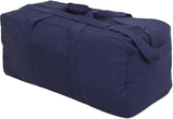 Navy Blue - Military GI Style Jumbo Deluxe Cargo Bag - Cotton Canvas