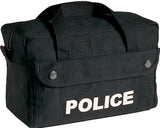 Black - Law Enforcement POLICE Tactical Equipment Bag - Cotton Canvas