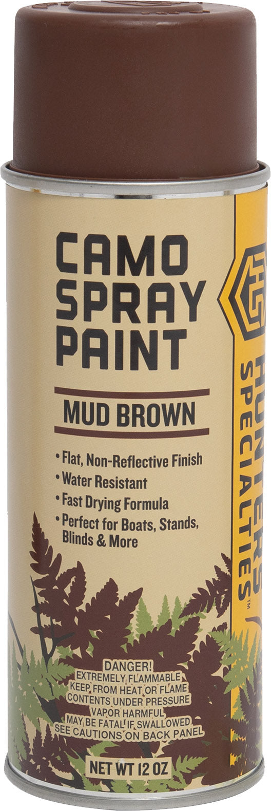 Mud Brown Military Spray Paint Can 12 oz. USA Made