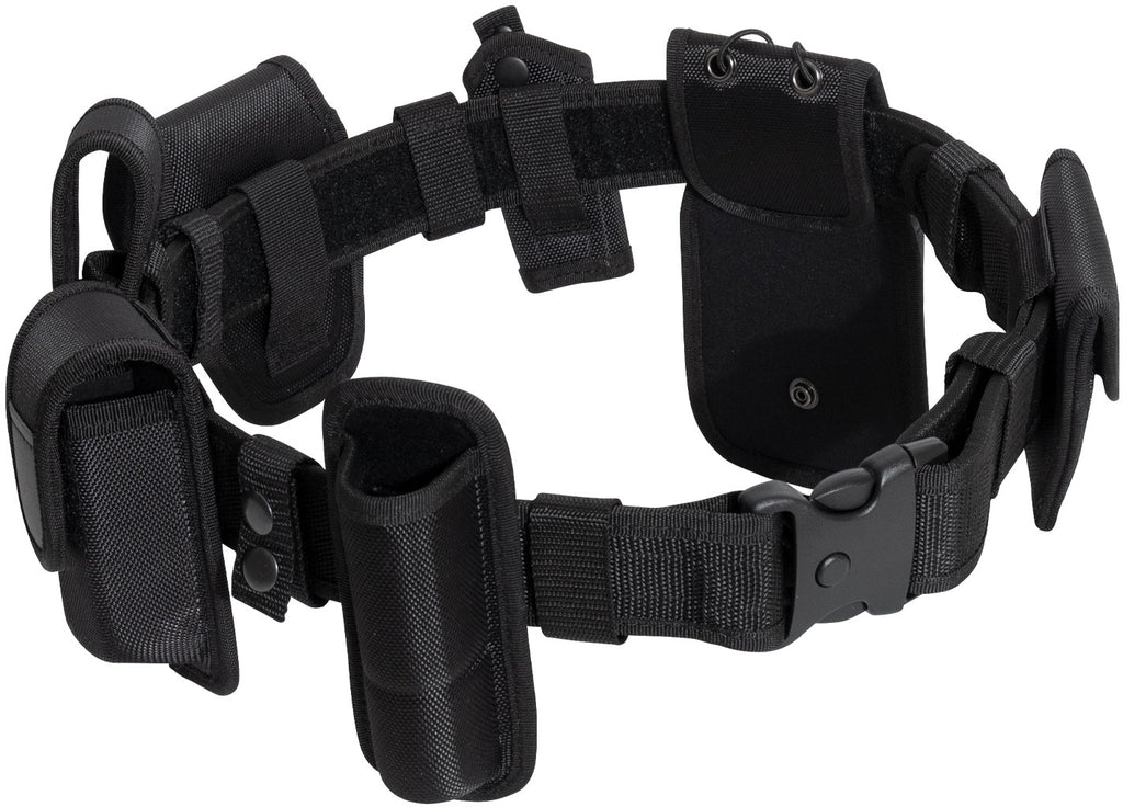 Black Deluxe Modular Duty Belt Rig - Galaxy Army Navy