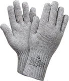Grey - Genuine GI Glove Liners Wool Nylon Glove Inserts USA Made