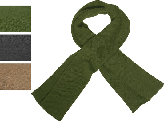 Military Wool Scarf, US Army 100% Wool Warm Winter Neck Scarf
