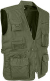 Concealed Safari Outback Carry Vest Olive Drab