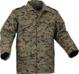 Digital Woodland Camouflage - Military M-65 Field Jacket Tactical Army M1965 Coat