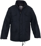 Midnight Blue - Tactical M-65 Field Jacket Army Coat M1965 - Poly/Cotton with Liner