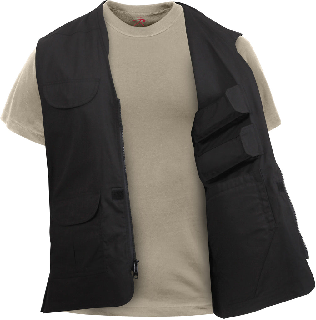 Black Lightweight Professional Concealed Carry Vest - Galaxy Army Navy