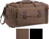 Extended Stay Canvas Weekend Travel Duffle Bag w/ Backpack Straps