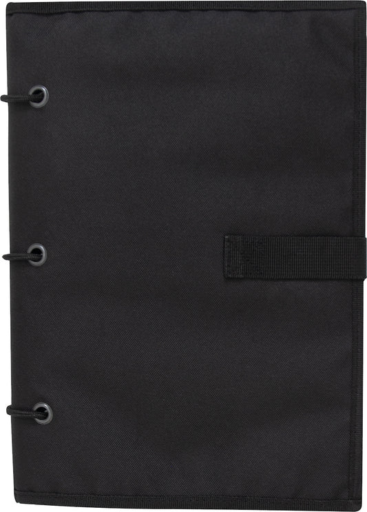 Black Hook & Loop Patch Book Tactical Morale Patch Display Storage Binder Removable Pages