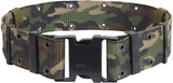Woodland Camouflage - Marine Corps Style Quick Release Pistol Belt