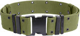 Olive Drab - Marine Corps Style Quick Release Pistol Belt