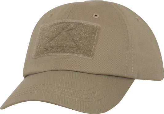 Khaki - Tactical Operator Loop Baseball Cap, Adjustable, Unstructured