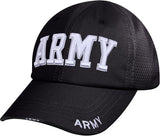 Black - Army Mesh Back Tactical Cap