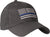 Grey Thin Blue Line Flag Low Profile Cap