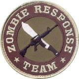 Brown Zombie Response Team Patch w/ Hook Back