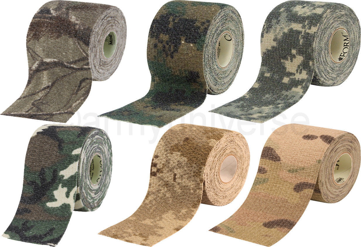 Gear Aid Self-Cling Wrap, Reusable, Camo Form, Multicam