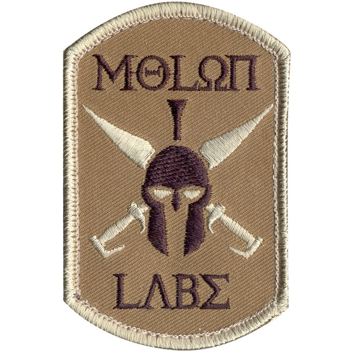 MOLON LABE Patch with Hook Back