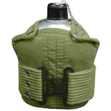 Aluminum Canteen with Olive Drab Pistol Belt Kit