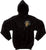 Black - USMC Bulldog Hooded Sweatshirt