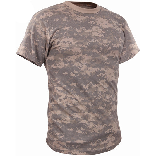 ACU Digital Camo - Tactical Short Sleeve Vintage T-Shirt, Poly/Cotton