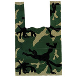 Woodland Camouflage - Medium Size Shopping Bags 100 Pack