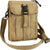 Khaki - Tactical Canvas Travel Portfolio Shoulder Bag