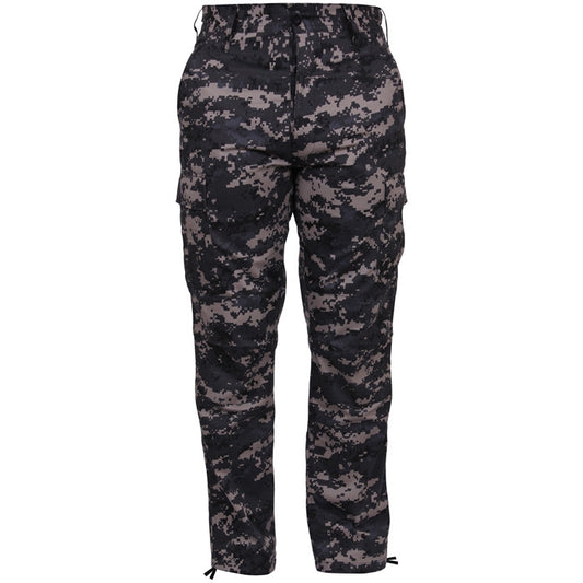 Subdued Urban Digital Camouflage - Tactical BDU Pants Cargo Fatigues - Poly/Cotton Twill - Button Fly