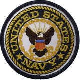 UNITED STATES NAVY Sew On Patch with Emblem