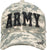 ACU Digital Camouflage - ARMY Deluxe Adjustable Cap with Black Lettering