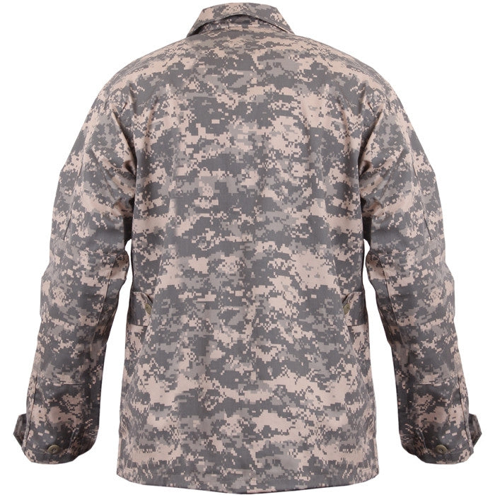 ACU Digital Camouflage - Military BDU Shirt - Cotton Polyester Twill