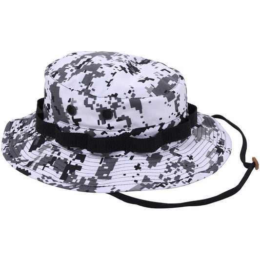City Digital Camouflage - Tactical Military Boonie Bucket Hat - Polyester Cotton