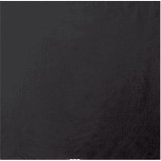 Black - Solid Color Tactical Bandana, 100% Cotton, 22" x 22"