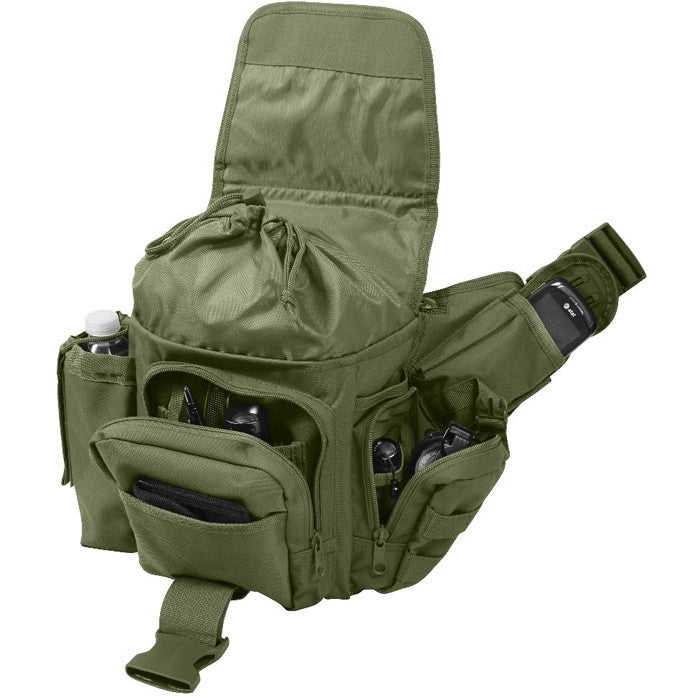 Olive Drab - Military MOLLE Compatible Advanced Tactical Shoulder Bag