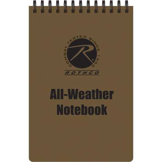 Coyote Brown - All Weather Waterproof Note Pad (4 in. X 6 in.)
