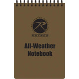 Coyote Brown - All Weather Waterproof Note Pad (4 in. X 6 in.)