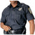 Navy Blue - Police Uniform Shirt Short Sleeve Law Enforcement Security Dress Top