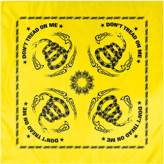 Yellow - DON'T TREAD ON ME Bandana