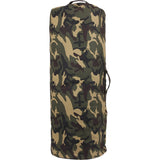 Woodland Camouflage - Cotton Canvas Military Large Duffle Bag with Side Zipper 25 in. x 42 in.