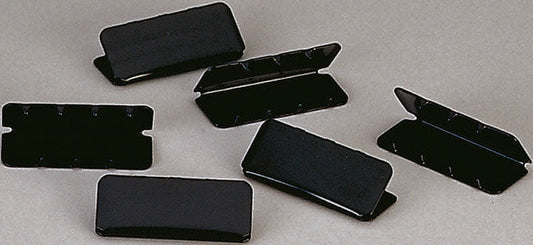 Black - Military Web Belt Tips 1.25 in. - 100 Pack Bag
