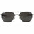 American Optical AO Eyewear Chrome Aviators 55mm Grey Lenses Polarized Air Force Pilot Sunglasses